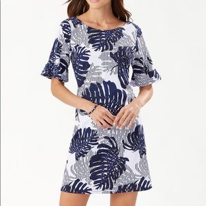 Tommy Bahama Club Monstera Ruffle Sleeve Dress